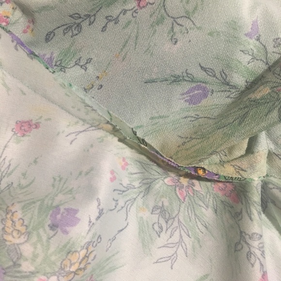 Vintage 60s/70s Floral Dress - Picture 7 of 8